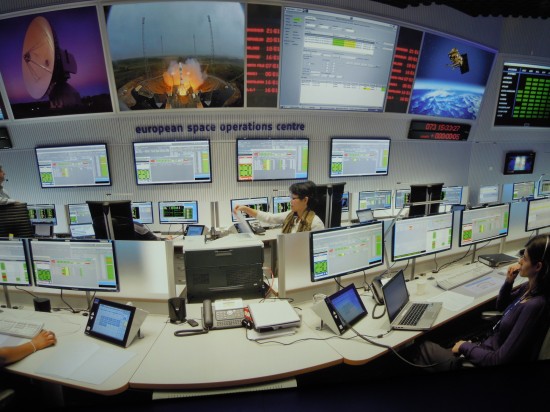 ESOC Controll Room, picture of picture